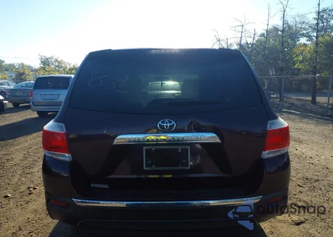 2013 Toyota Highlander from USA, damaged, VIN 5TDZA3EH5DS035995